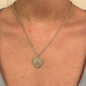 Silver Heart Pendant Necklace